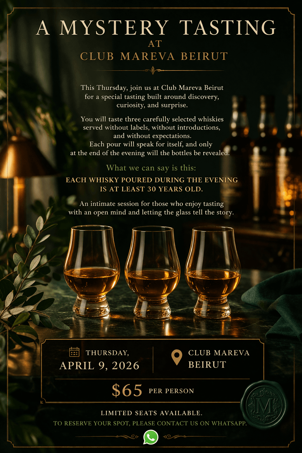 A Mystery Tasting at Club Mareva Beirut