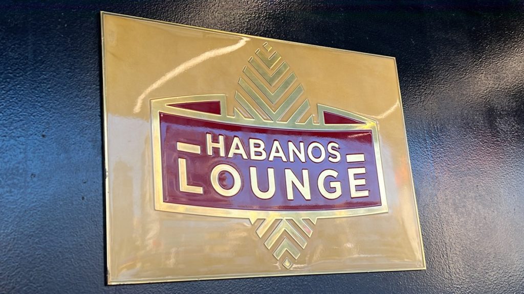 Habanos Lounge Sign at Club Mareva Beirut