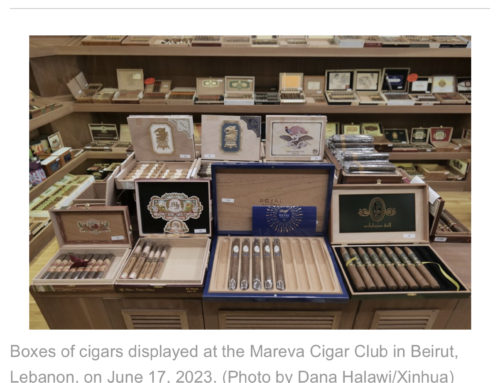 Lebanon Tops Cigar Spending List: XinhuaNet Spotlights Club Mareva Beirut’s Insights