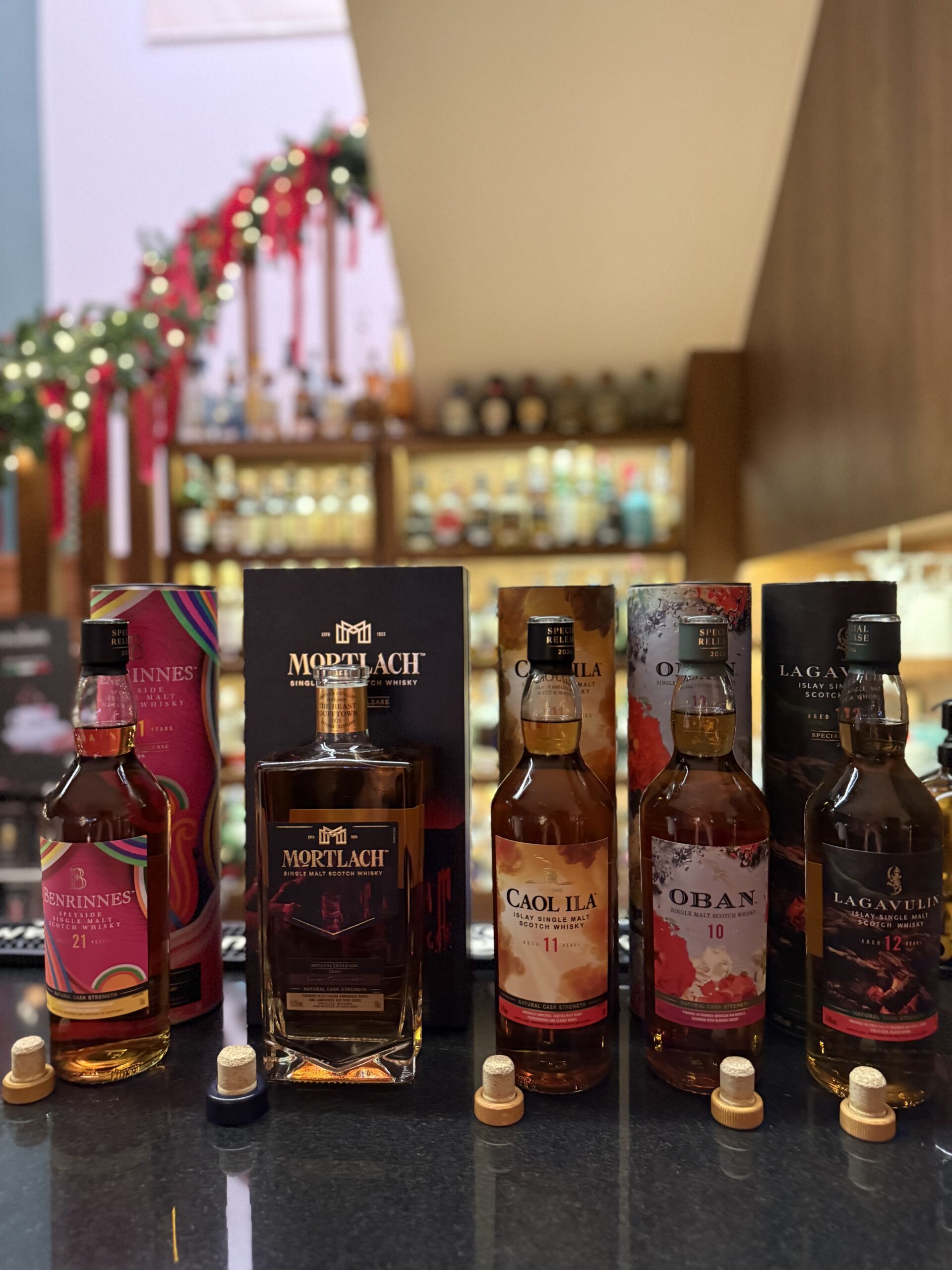 A lineup of Diageo Special Releases 2024